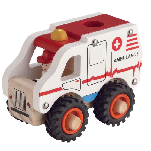 Magni ambulance med gummihjul