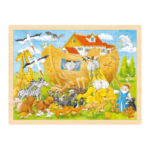 Billede af GOKI puslespil med Noahs ark - 96 brikker