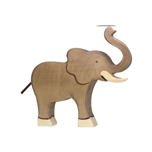 Holztieger elefant - stor