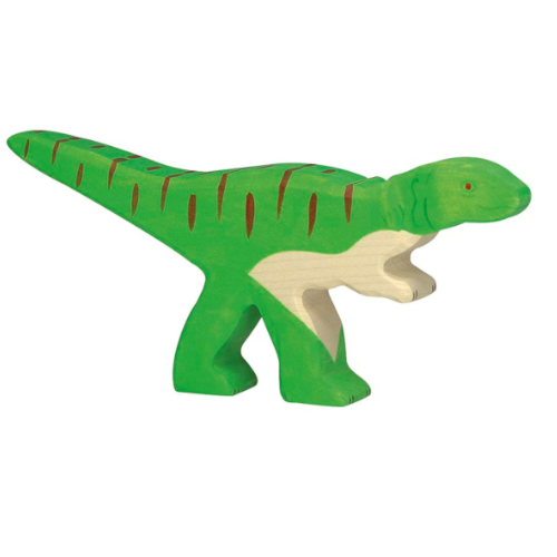 Holztieger Allosaurus dinosaurus - stor