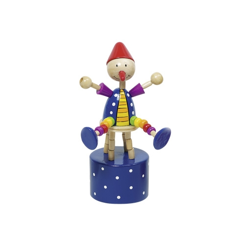 Billede af GOKI Tryk figur - Klovn med rød hat